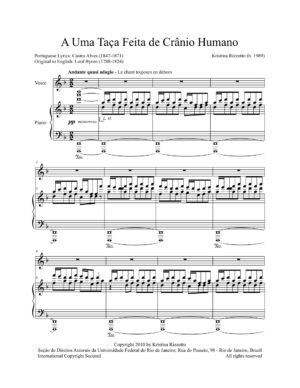 A Uma Taça Feita de Crânio Humano