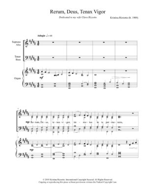 Rerum, Deus, Tenax Vigor