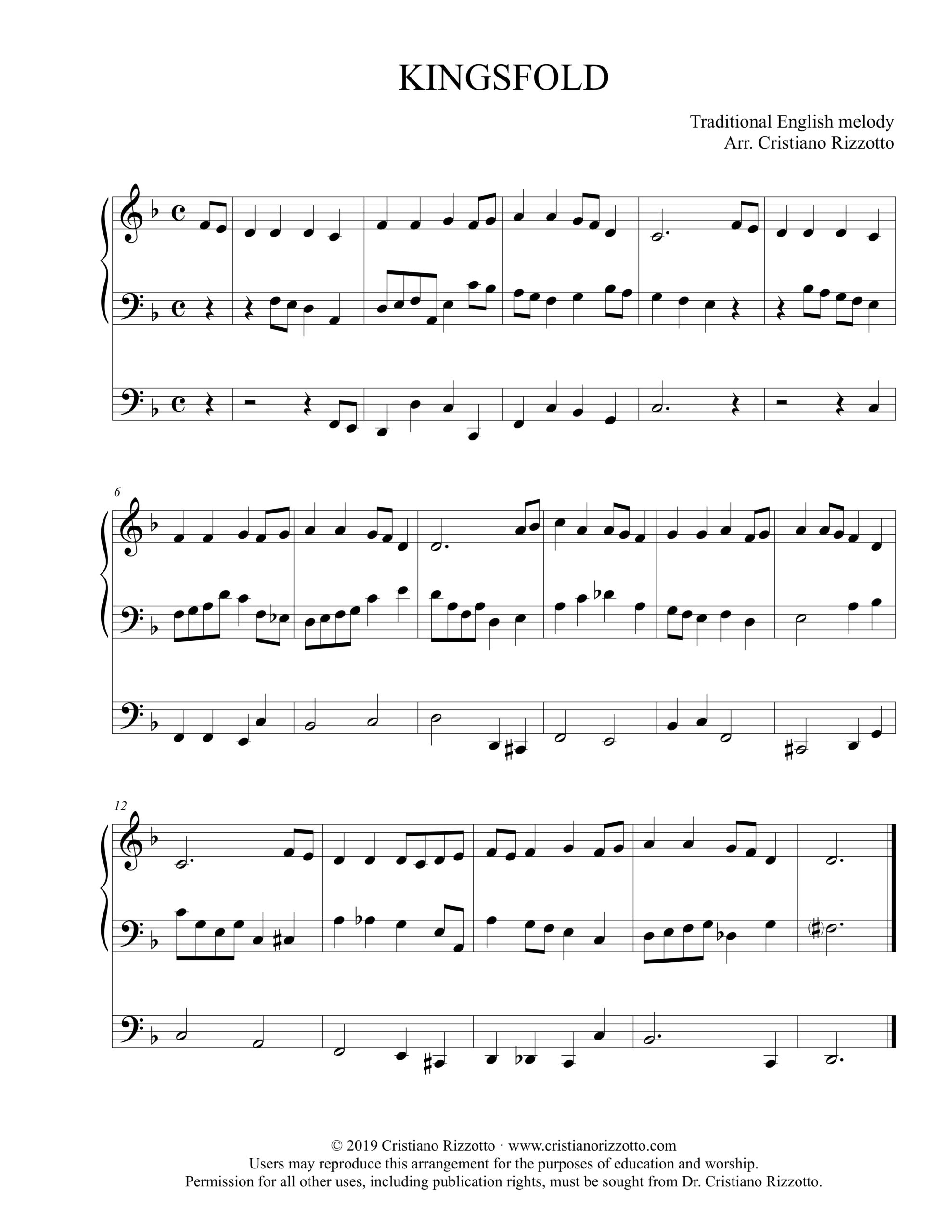 KINGSFOLD Introduction in D Minor – Cristiano Rizzotto