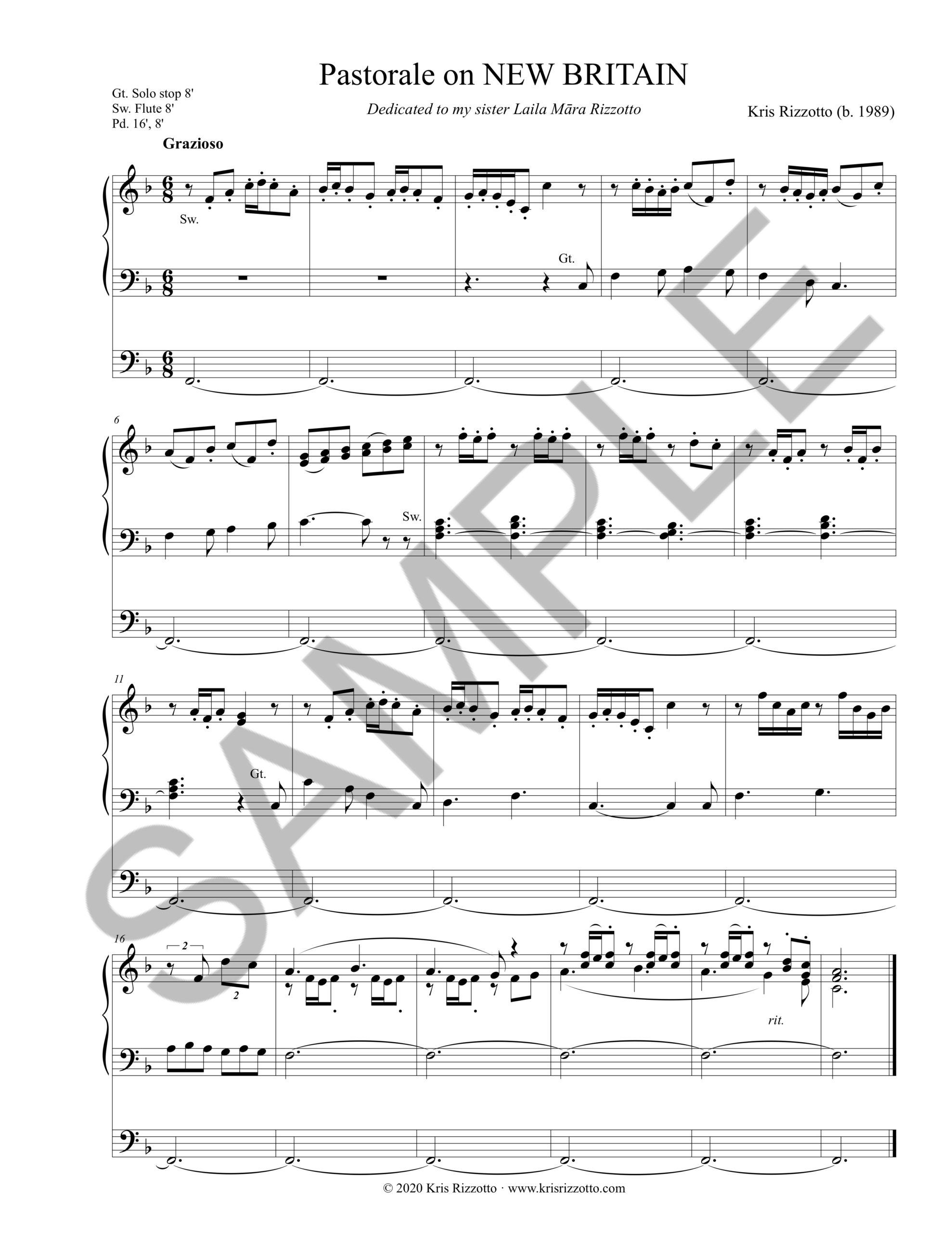 NEW BRITAIN Pastorale