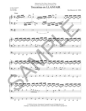 Toccatina on LLANFAIR