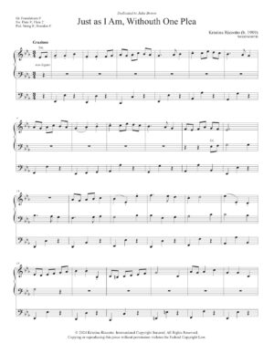 Just As I Am, Without One Plea