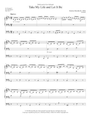 Take My Life and Let It Be